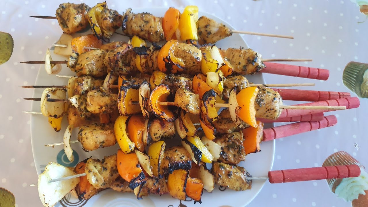 CHICKEN TIKKA RECIPE CHARCOAL GRILL,Spicy Tikka boti recipe,chicken shish kabab##BBQ#Chicken_Tikka