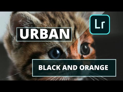 How to Edit Urban Black and Orange - Lightroom Mobile Presets DNG | Urban Dark Orange | Urban Orange