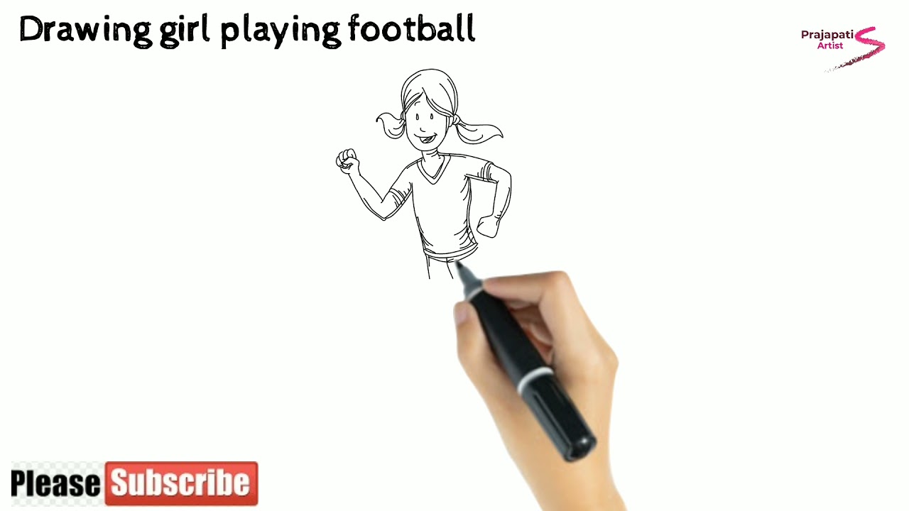 how to draw a football | how to draw a football player | easy football drawing