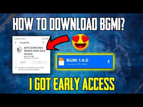 ?? How To Download Battleground Mobile India | BGM Early Access link | early access bgmi link-100%