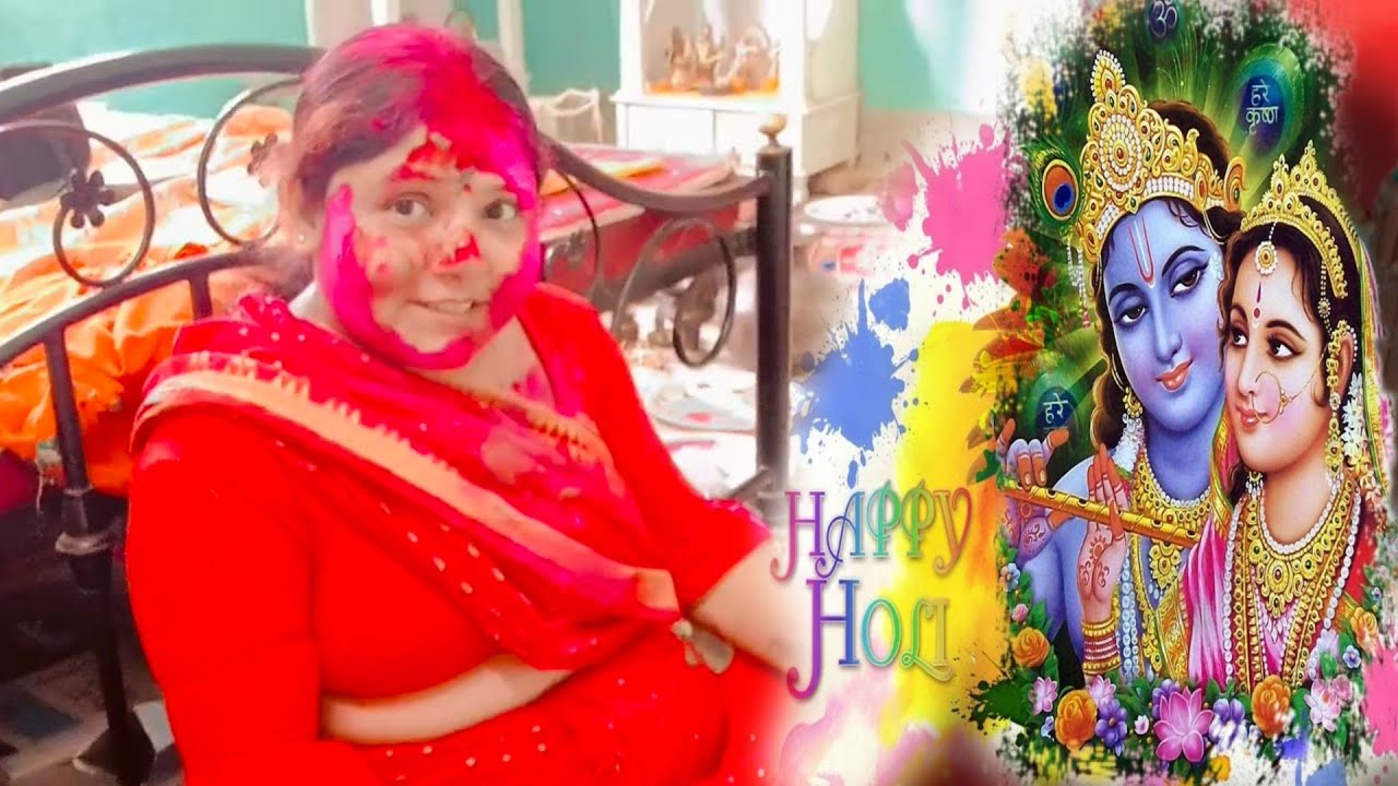 Happy holi ❤? ||Holi special ||শুভ দোল যাত্রা ❤?||kanikakayal's vlogs