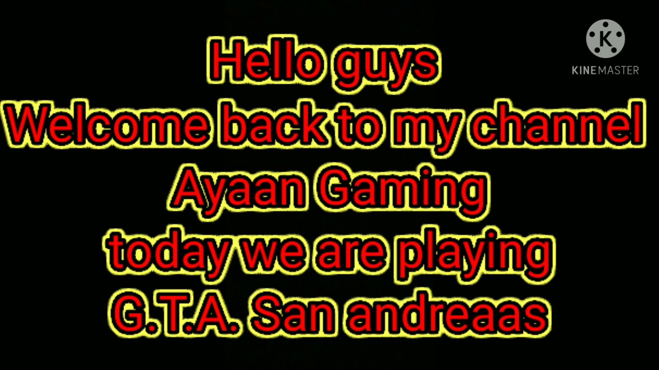 G.T.A. San andreaas || part 2 || Ayaan Gaming
