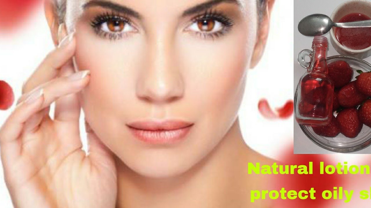 محلول طبيعي لحماية البشرة الدهنية من أشعة الشمسA natural lotion to protect oily skin from the sun