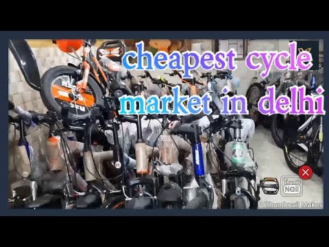cheapest cycle market//delhi jhandewalan