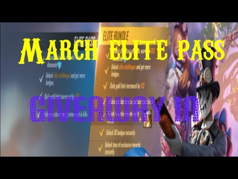 March elipt pass giveaway in sucribers account must watch free fire by AK Ajju gaming