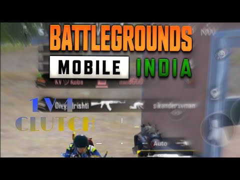 ?1 v 4 Clutch In Pochinki ? Battleground Mobile India - Short video #viral #battleground #short