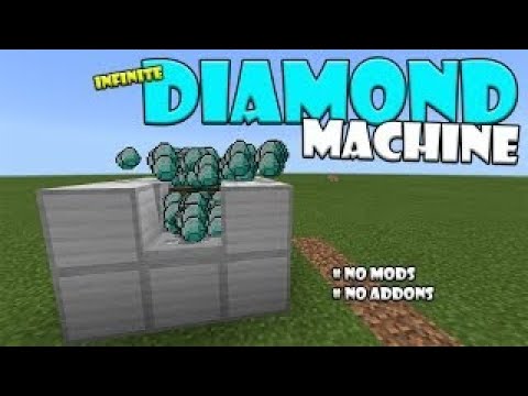 How to make unlimited diamond machine and get free xp in minecraft .