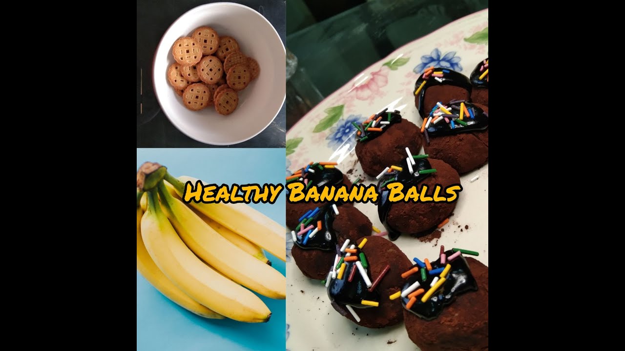 Healthy Banana Balls | The Variety Table