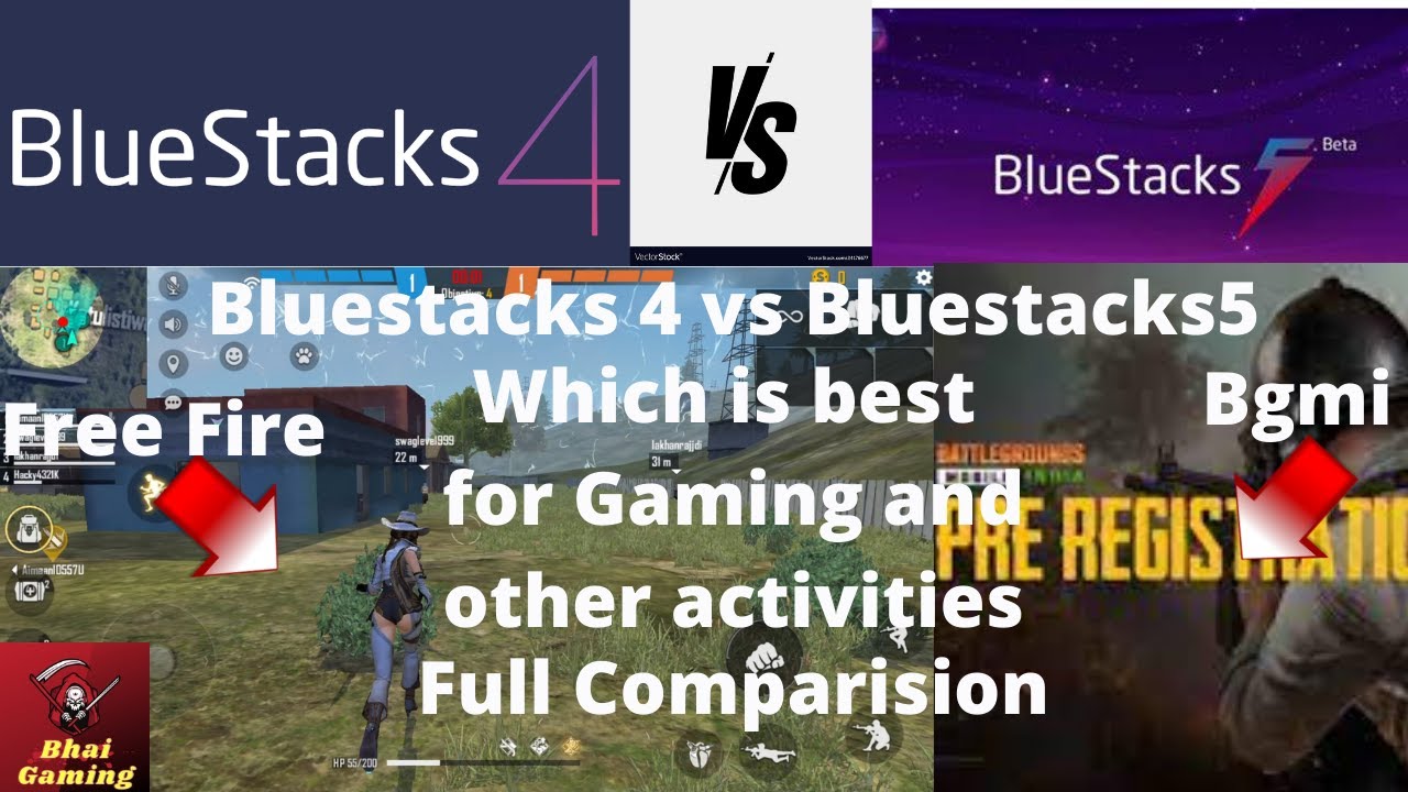 Bluestacks 4 vs Bluestacks 5 | Full Comparision| Gaming Experience|2021