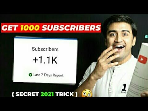How to Get Your First 1000 SUBSCRIBERS on Youtube in 2021?| Get 1000 Subscribers fast by Google Ads
