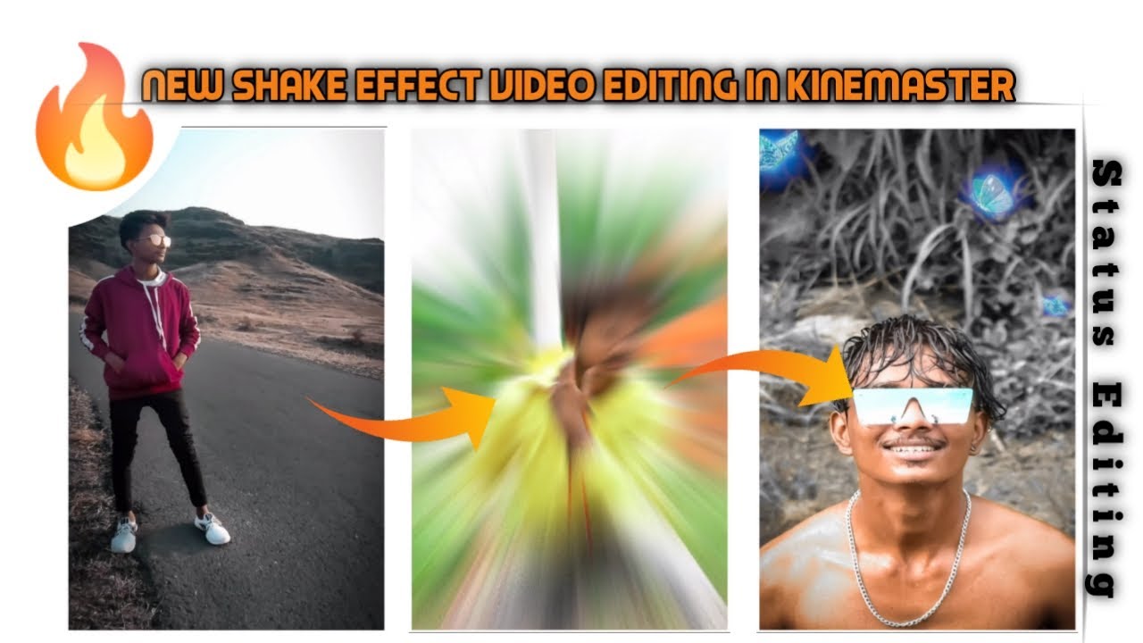 How to edit video in Kinemaster master | Shake effect | New trending shake effect Video editing.