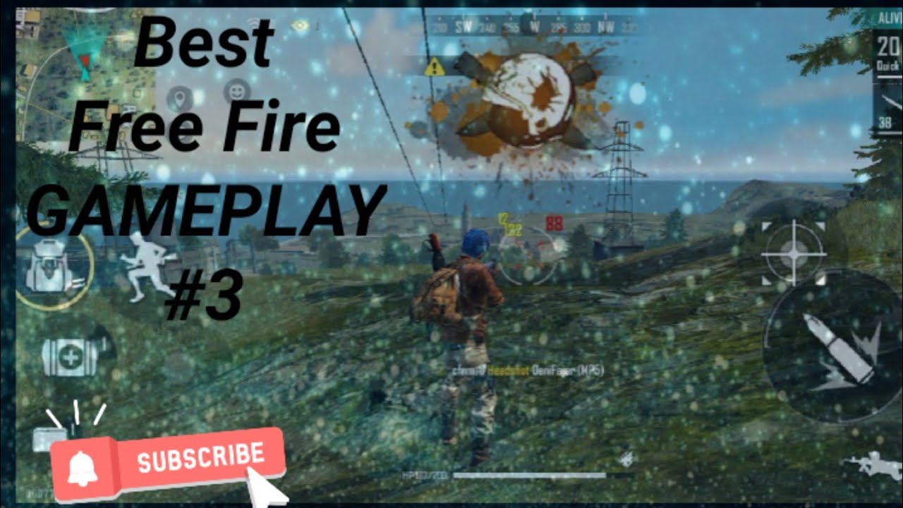 op free fire gameplay 17 kills with MP5 gun / free fire gameplay #1