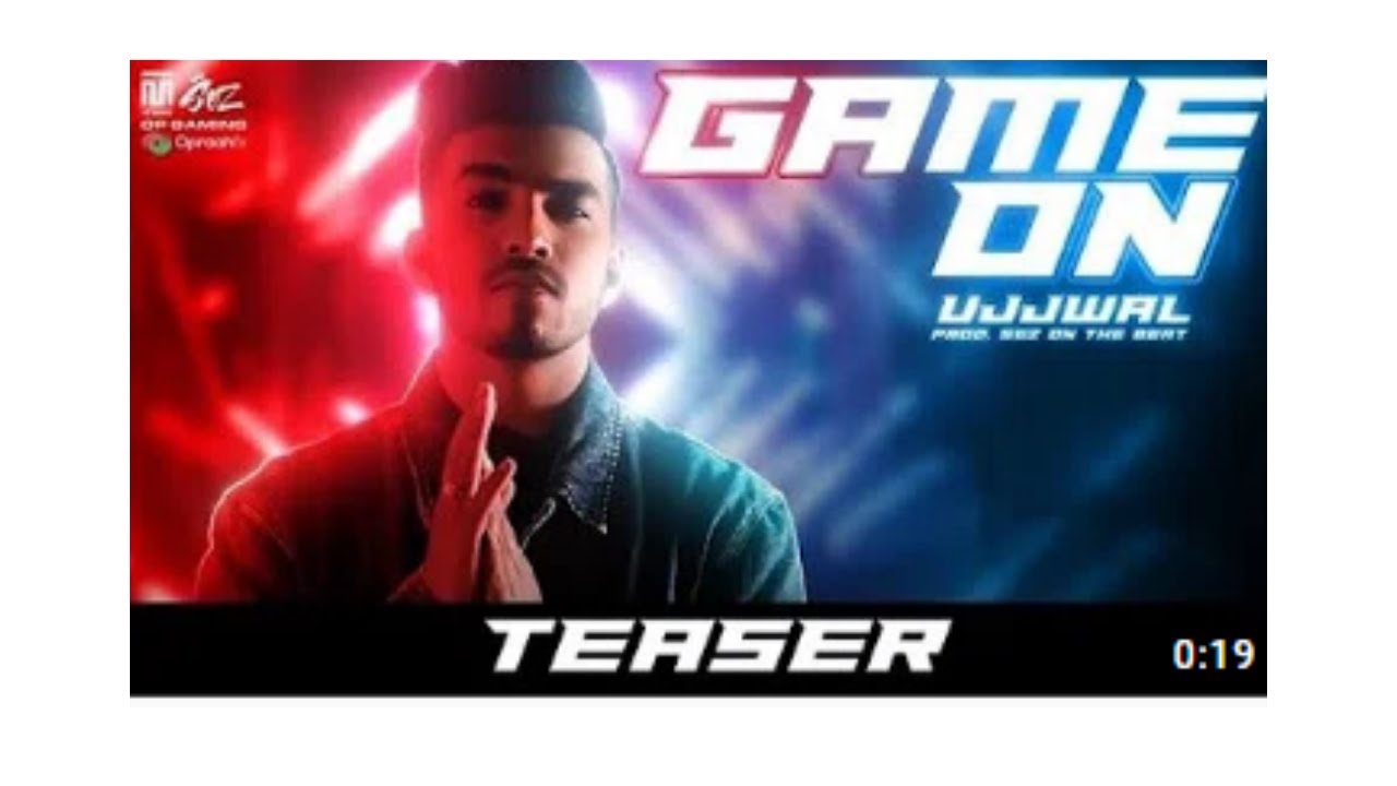 Game On (Teaser) - Ujjwal | Sez On The Beat | Techno Gamerz