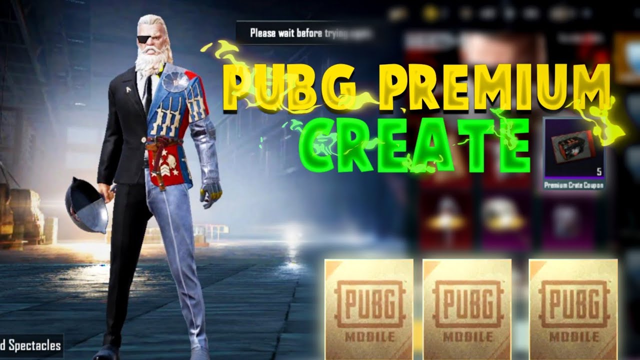 pubg kr premium create opening