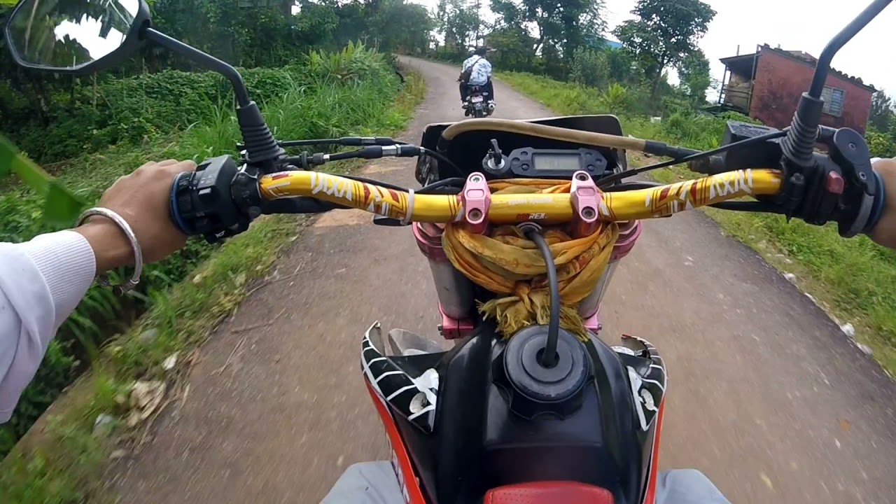 Ride to Tanahunsur/crossfire vs 220 pulsar.#DirtRiderTanahun Moto vlogs.
