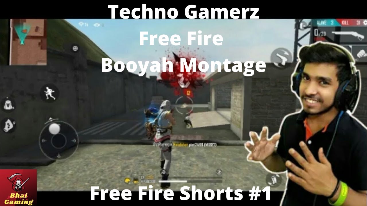 #TechnoGamerz #FreeFire  #Booyah Montage #FreeFire #Short #1