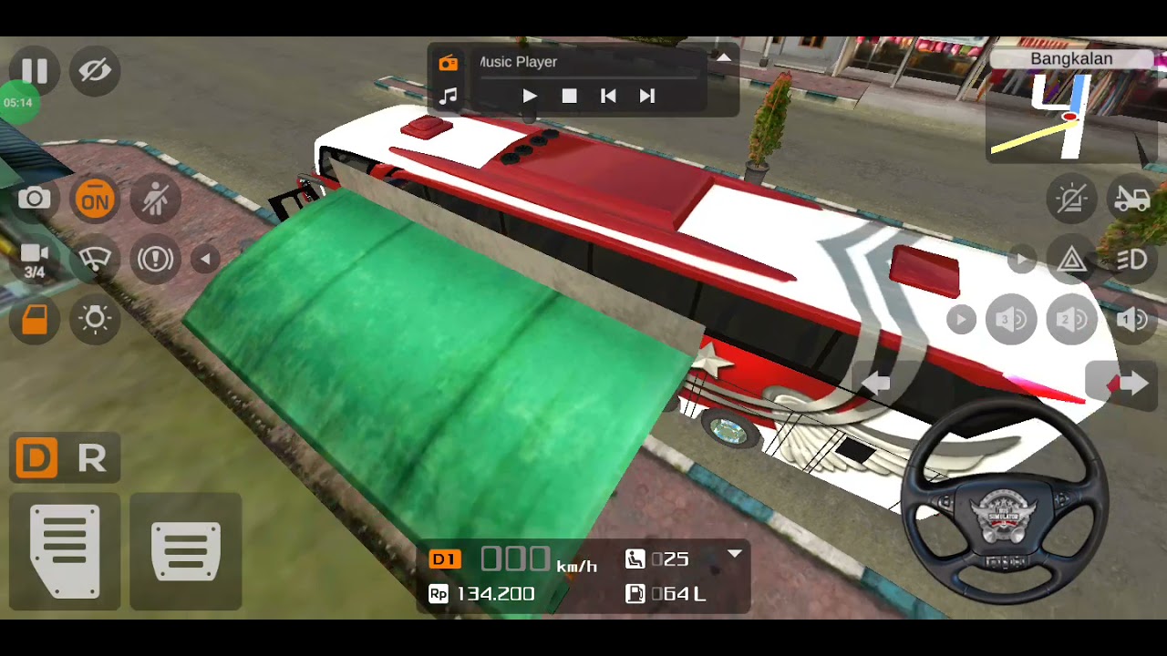 Bus Simulator Indonesia #6 - Bangkalan to Surabaya Coach Bus Driving Android Gameplay