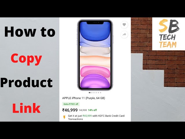 How to copy the link (How to copy the link of the product)