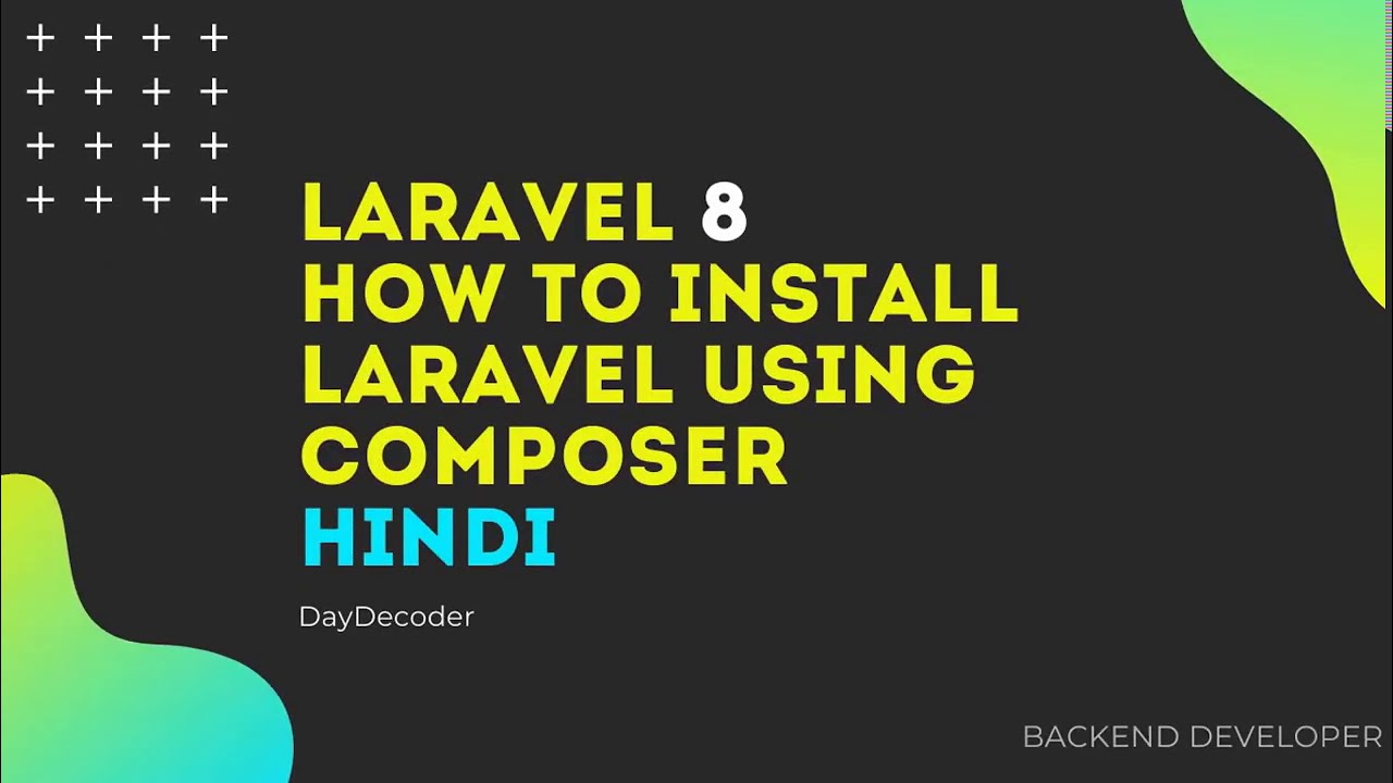 Laravel 8 Beginner Tutorial | How to install Laravel using Composer | Laravel 8.0