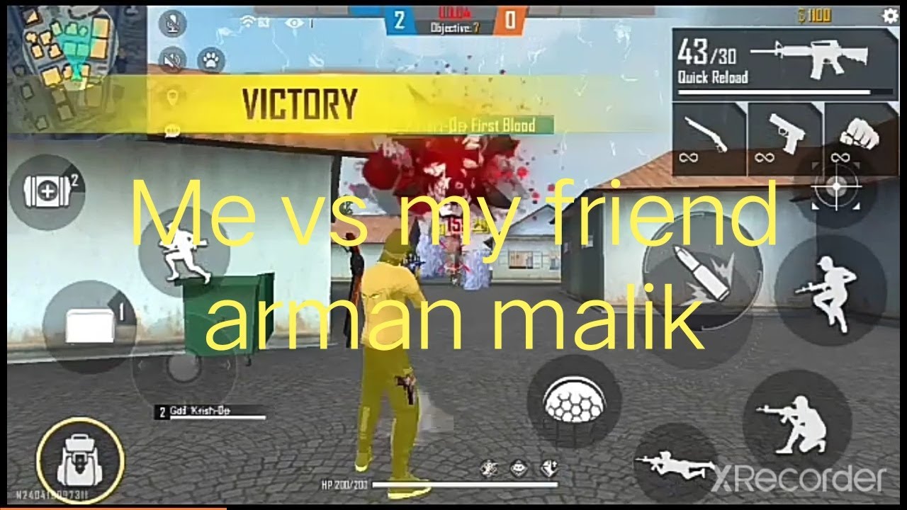 Me vs my friend pro player arma malik who is winner watch the video