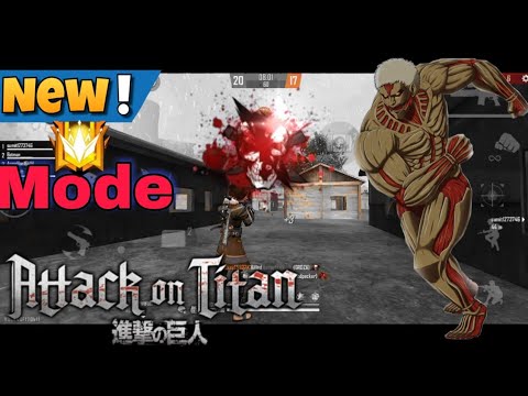 NEW MODE TITAN ATTACKS IN FREE FIRE | WITHOUT THUMBNAIL | GAMEPLAY❤️