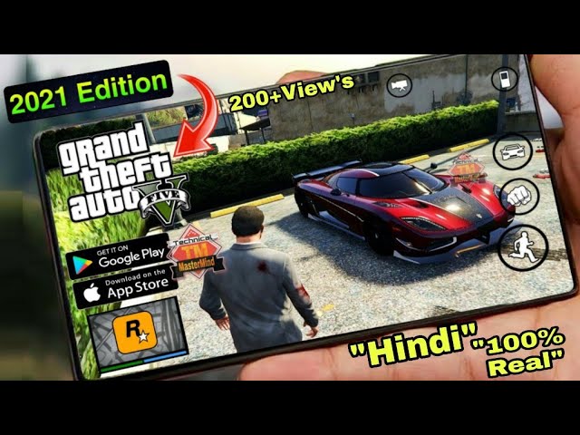 ?How To Download GTA 5 on Android Mobile | Install GTA V Apk+Data 2021 | 100% Real Game | In Hindi ?