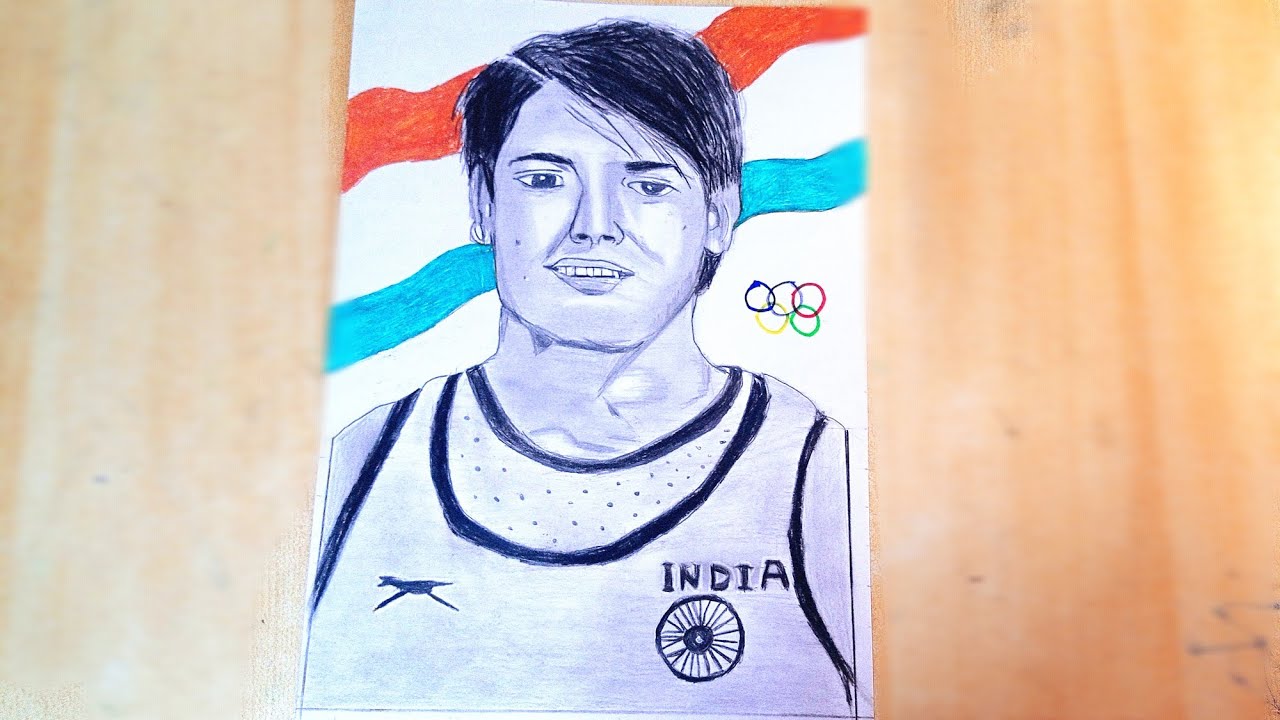 Drawing Neeraj Chopra ? | | Olympic gold medalist ||