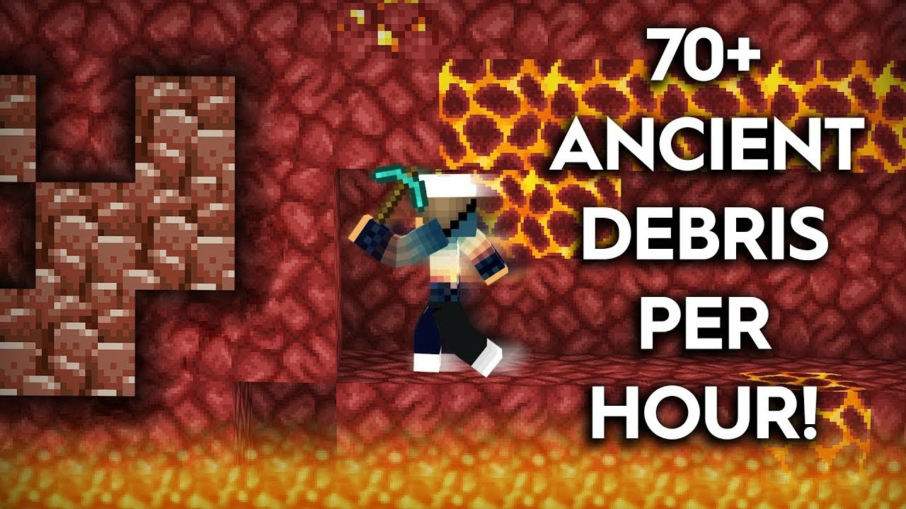 Finding Ancient Debris For Armor | Herobrine SMP | Glace Clue Gaming