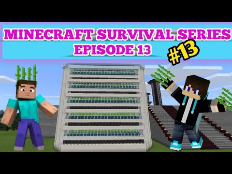 I made ultra giant automatic sugarcane farm || Minecraft series|| Episode 13 ||