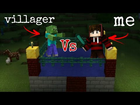 MINECRAFT GAME || VILLAGER VS ME || BOXING MATCH || WINNER!