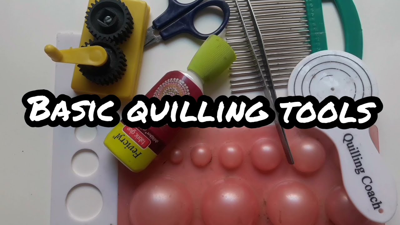 Basic quilling tools.Tools which you need as a beginner.