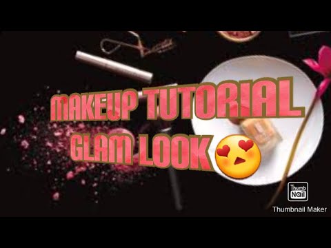 glam look makeup tutorial//glam look makeup tutorial for beginners