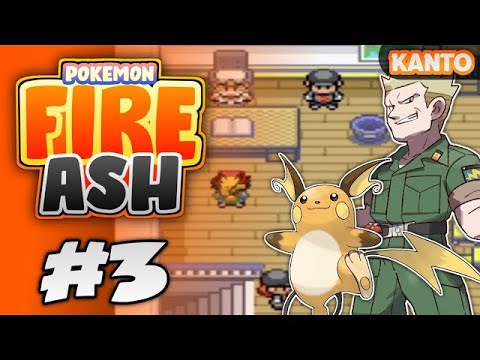 Finally We Won Lt Surge ! Pokemon Fire Ash Gameplay Walkthrough Part 3
