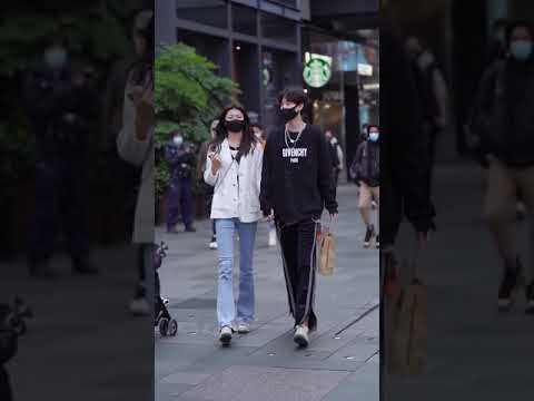 Korean Couple Street Fashion#tiktok