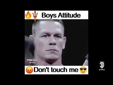 boys attitudes don't touch me