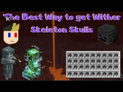 How We Can Get Wither Skeleton Skull Easily And Fast...