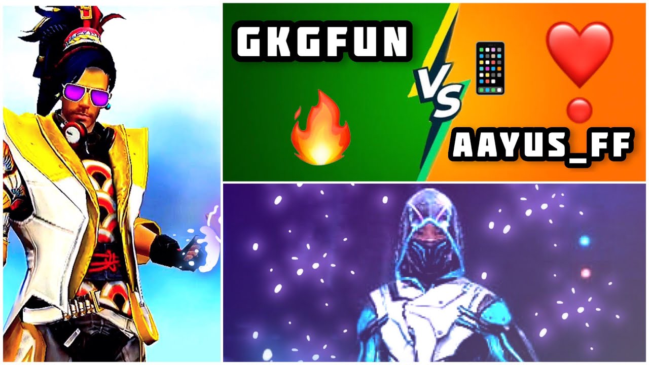 Gkgfun VS Aayus_ff 1vs1 Class Squad Free fire|| Best 1vs1 Fight in Free Fire