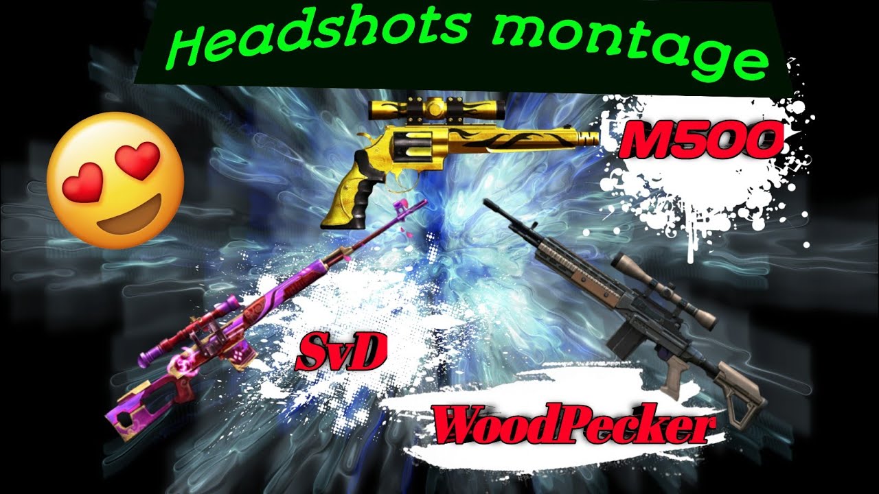 Headshot montage of M500,SvD,WoodPecker.?