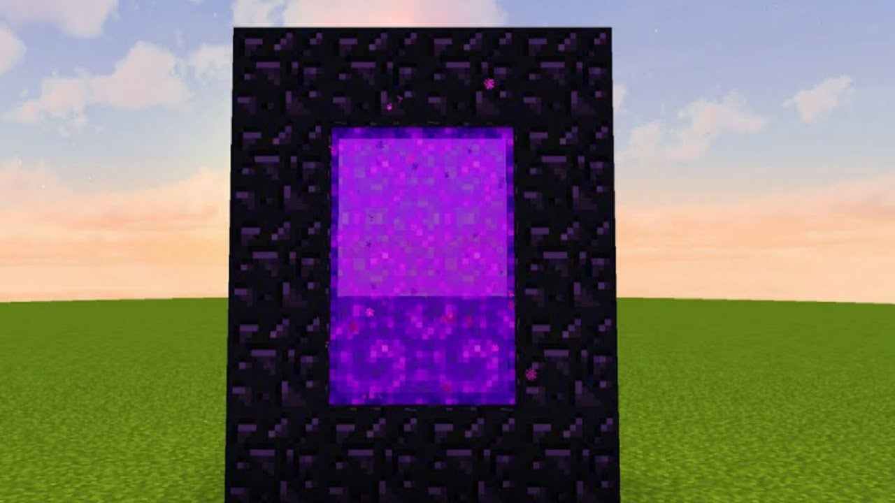 what if we make nether portal in flat world
