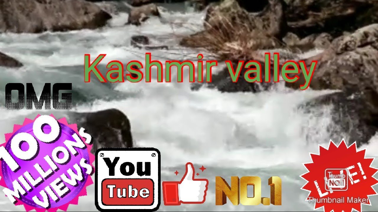 Relaxing sound of water||beautiful Kashmir||unimaginable beauty