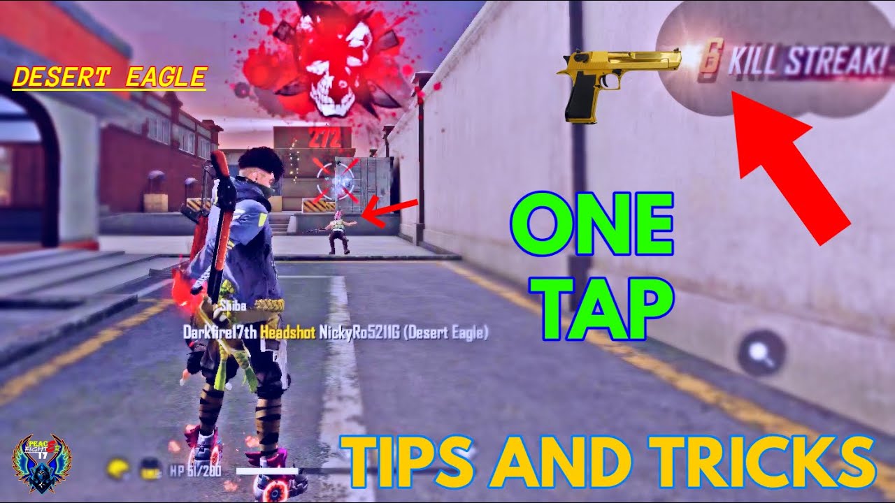 Desert Eagle One Tap Headshot Tips and Tricks | Darkfire I Garena Free Fire | Peace Fighter