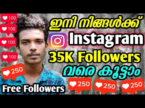 Daily 35K Followers വരെ കിട്ടും - How To Increase Instagram Followers Malayalam