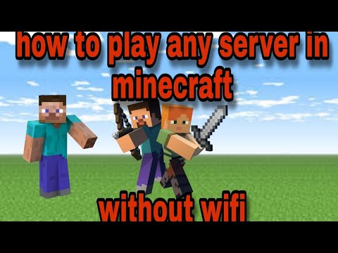 how to join any server in minecraft without wifi | non minegamerz