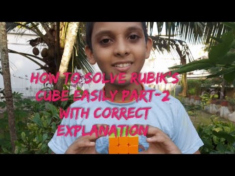 How to solve Rubik's cube easily 3 minute part- 2