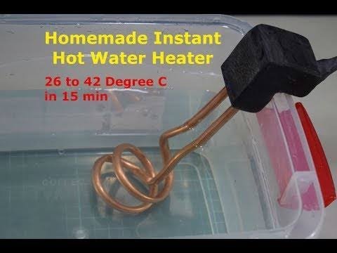 How to make a water heater in 2 minutes