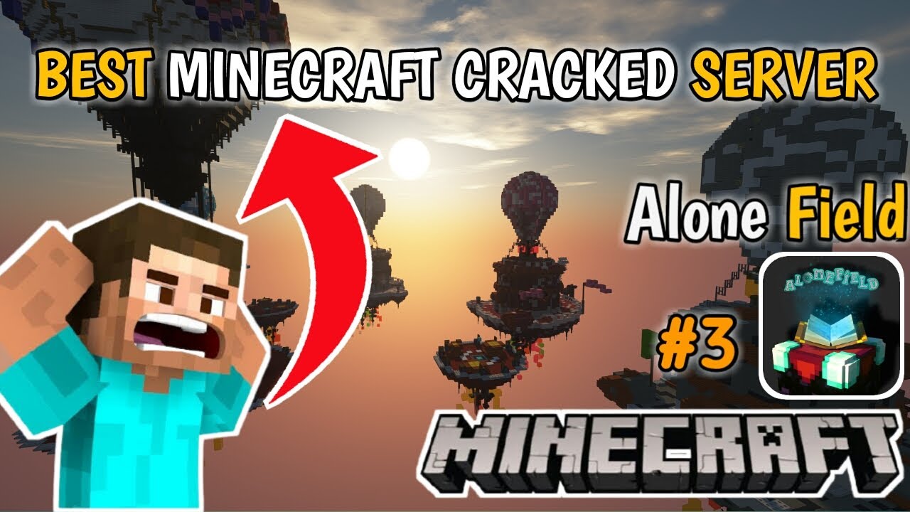 #3-Best Minecraft cracked Server For Tlauncher|play.alonefield.xyz