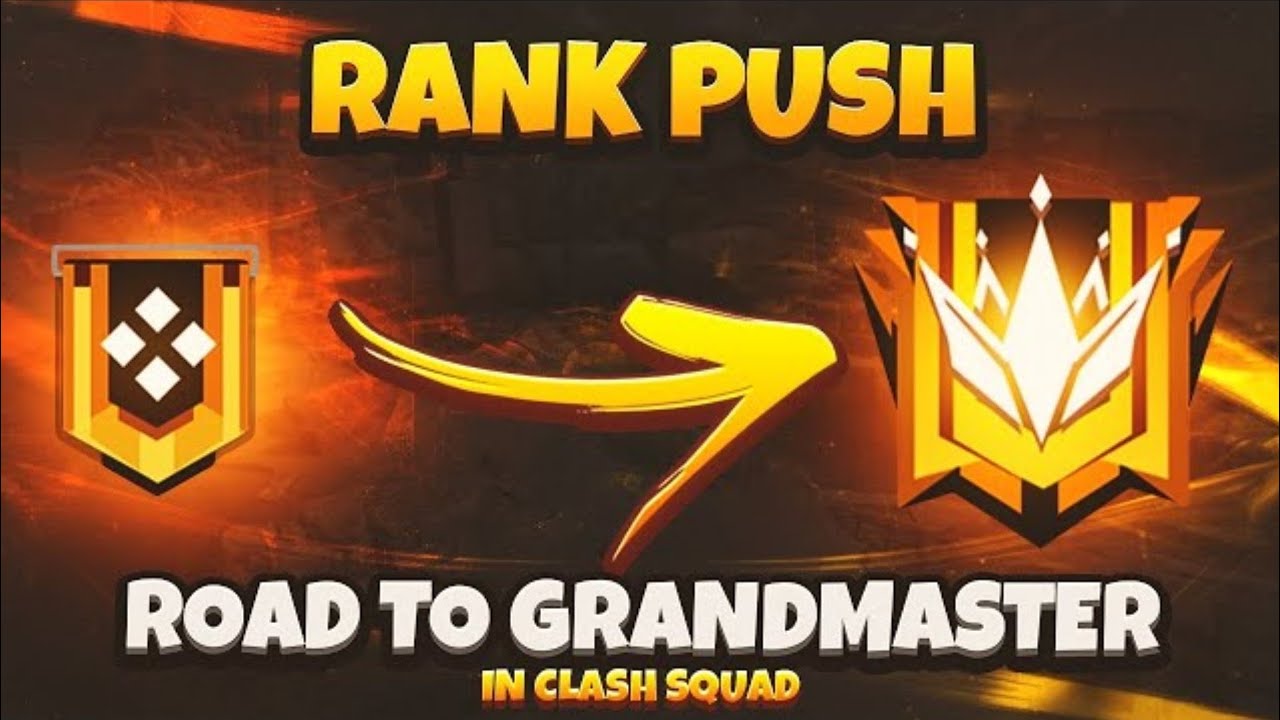 Rank pushing in free fire clash squad ranked gold to grand master