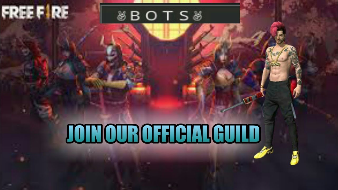 JOIN OUR OFFICIAL GUILD ll WHO PLAYER CAN JOIN OUR GUILD ll