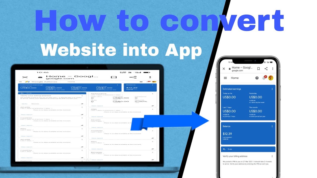 how to convert website into android app || how to create app with coding || Ravesh Chavan