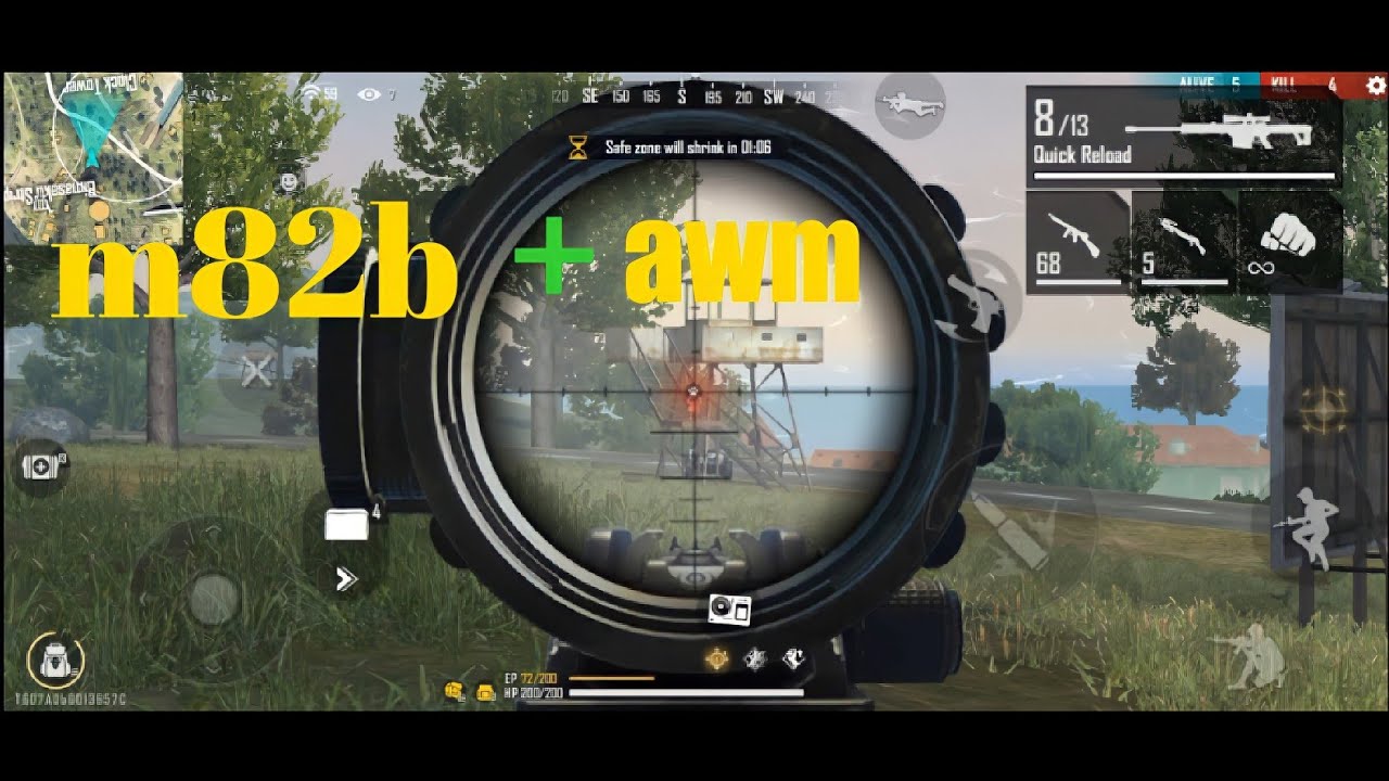 free fire awm and m82b Op Gameplay with Drago Must Watch - Garena Free Fire